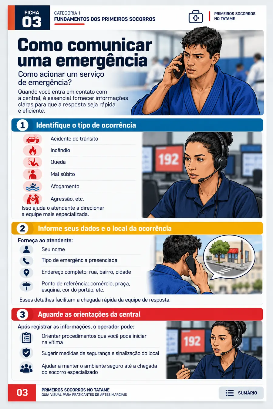 Como comunicar uma emergência